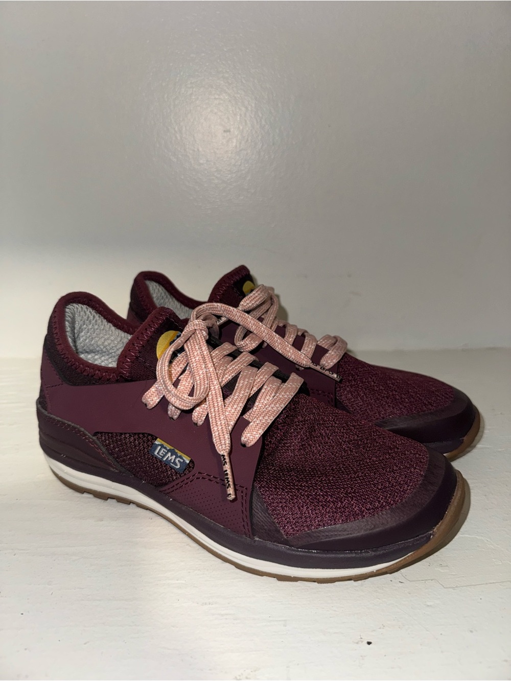 LEMS Mesa Trail Sneakers Rosewood Women’s Size 6 Minimalist Hiking Shoes